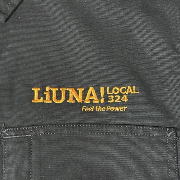 New Carhartt Rugged Flex Relaxed Fit Canvas Fleece-Lined Shirt Jacket Black Med - Picture 13 of 16